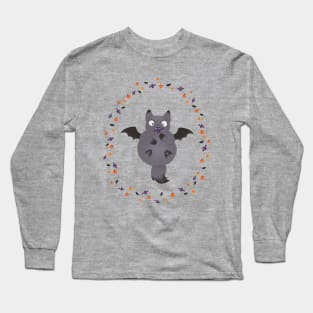 Happy Meowloween - The Batcat Long Sleeve T-Shirt